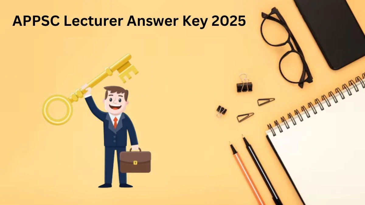 APPSC Lecturer Answer Key 2025 OUT Download Link Available