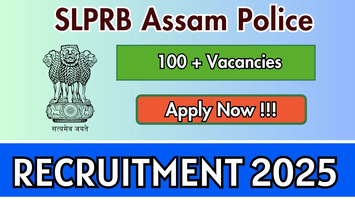 Assam Police Sub Inspector, Station Officer and More Recruitment 2025: Apply for 102 Posts