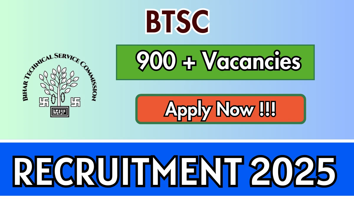 BPSC Work Inspector Recruitment 2025: Apply for 483 Posts
