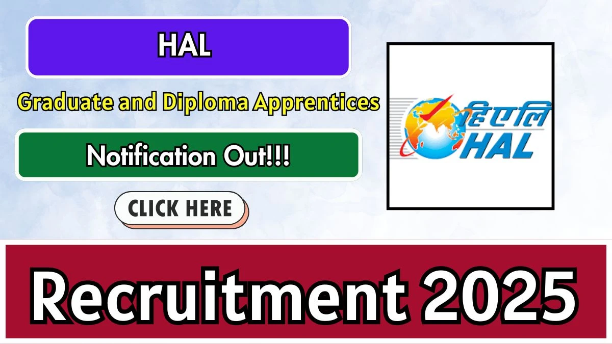 HAL Graduate and Diploma Apprentices Recruitment 2025: Apply for Not Mentioned Posts