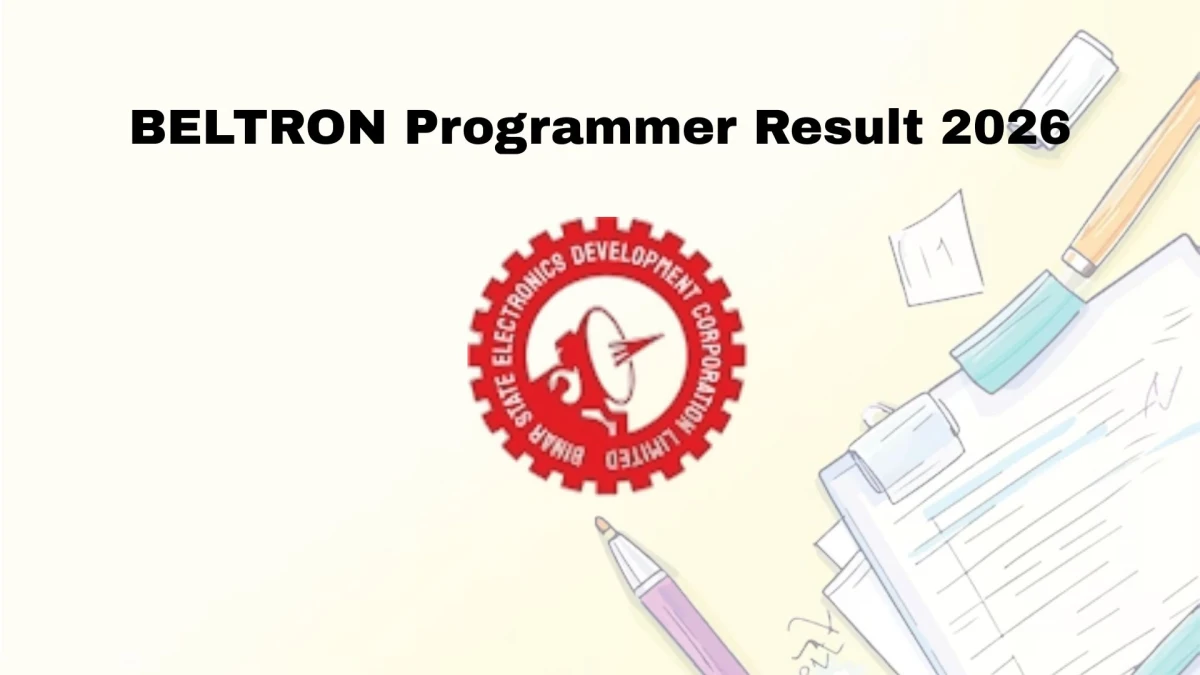 BELTRON Programmer Result 2026 OUT at bsedc.bihar.gov.in - Download Link Here