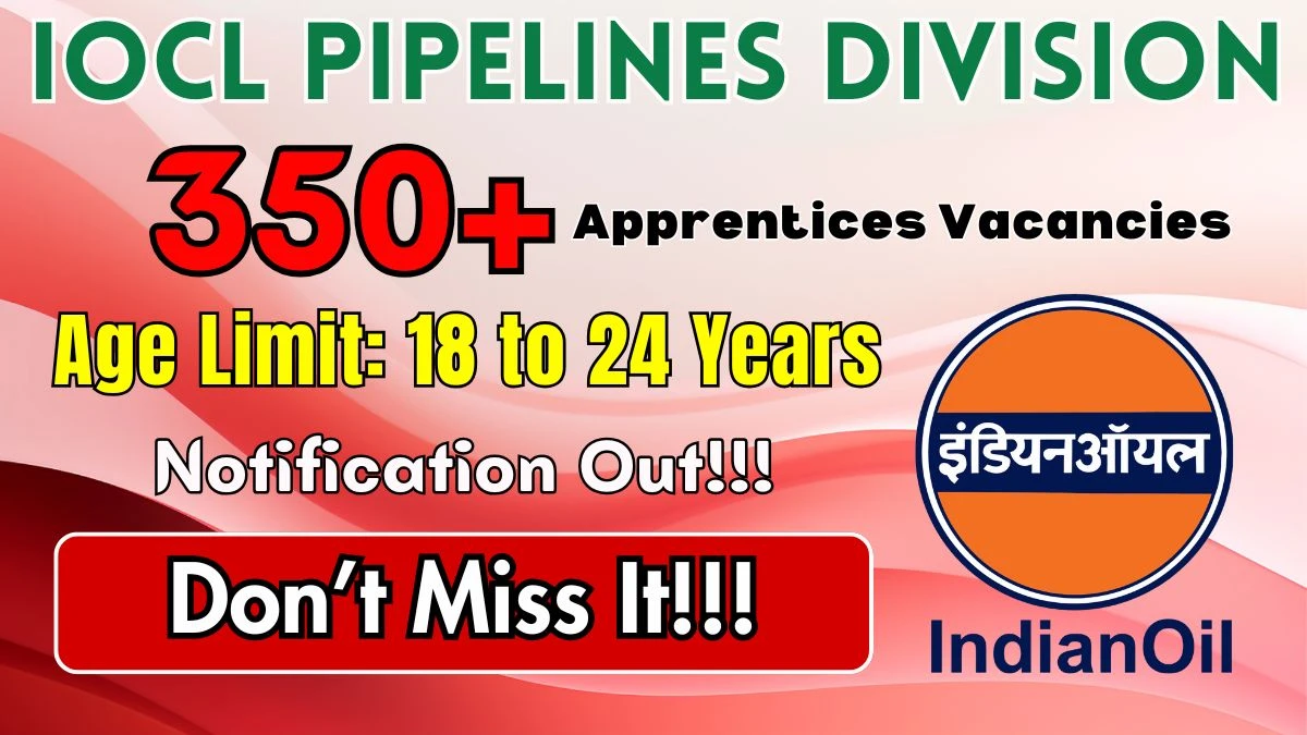 IOCL Apprentices Recruitment 2026: Apply for 394 Posts
