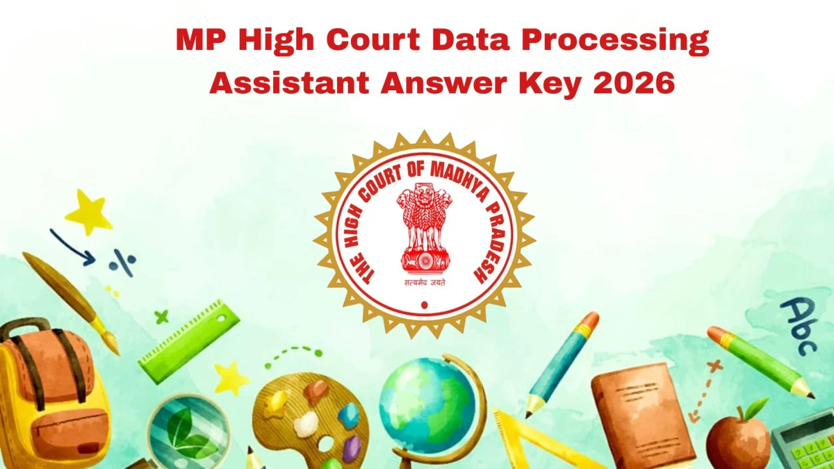 MP High Court Data Processing Assistant Answer Key 2026 OUT Download Link Available