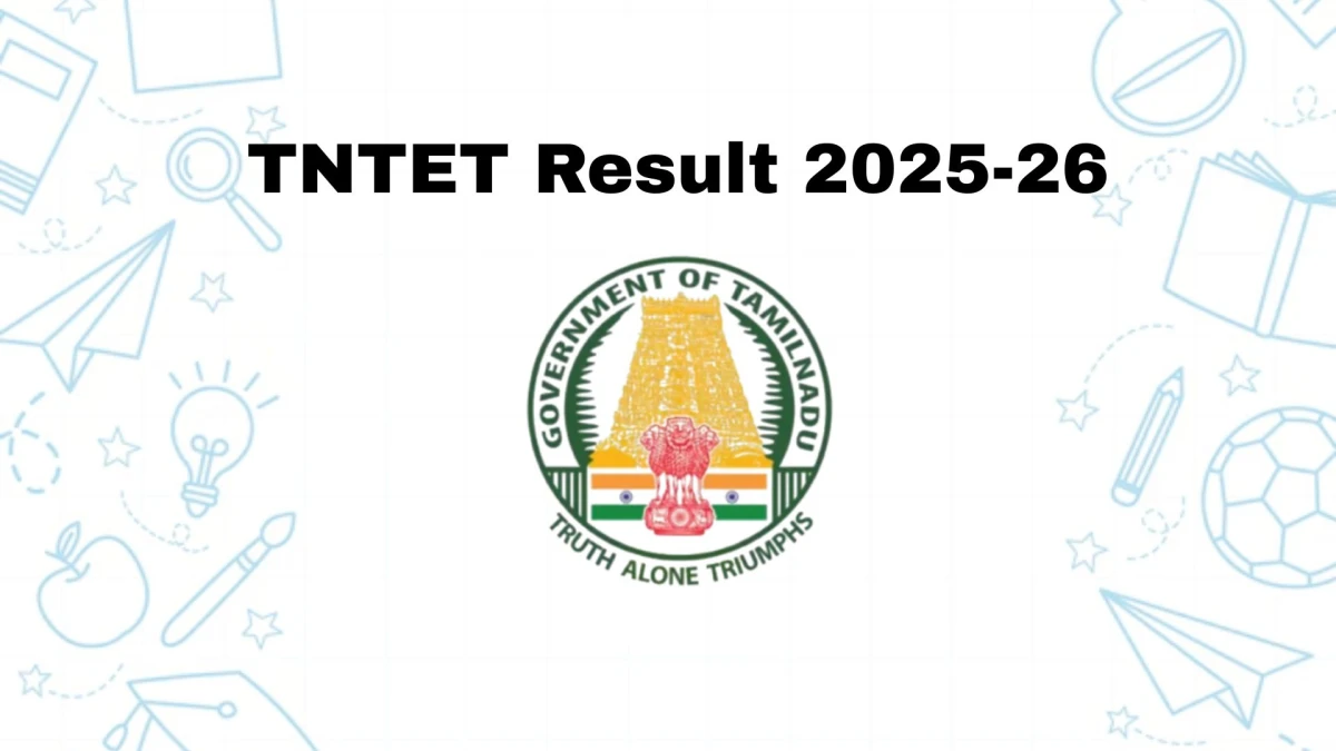 TRB TNTET Result 2026 OUT at trb.tn.gov.in - Download Link Here