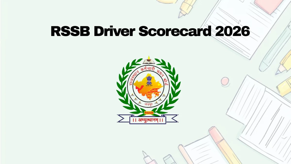 RSSB Driver Result 2026 OUT at rssb.rajasthan.gov.in - Download Link Here