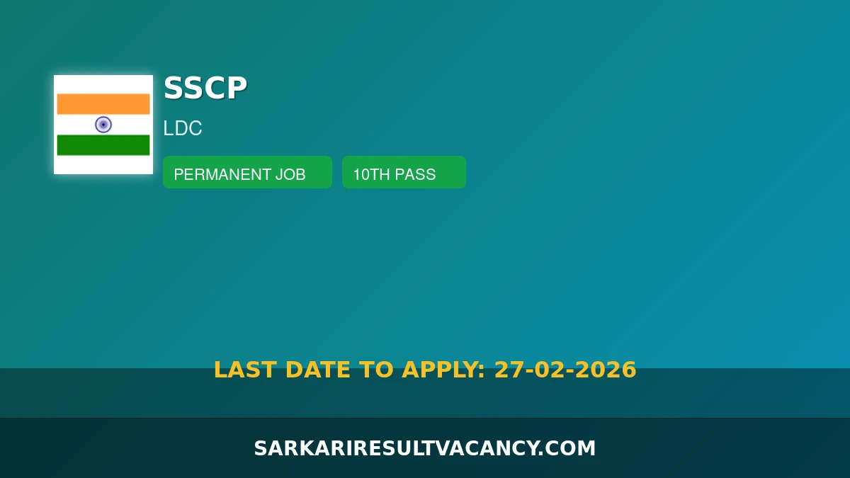 Sainik School Chhingchhip Recruitment 2026 - 1 Vacancy